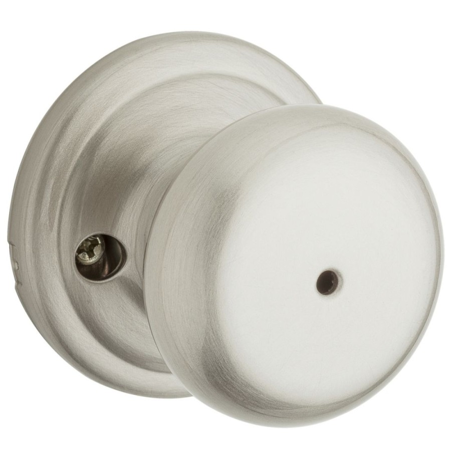 Hardware * | Kwikset Polo Bed / Bath Knob, 93001-875, Satin Nickel