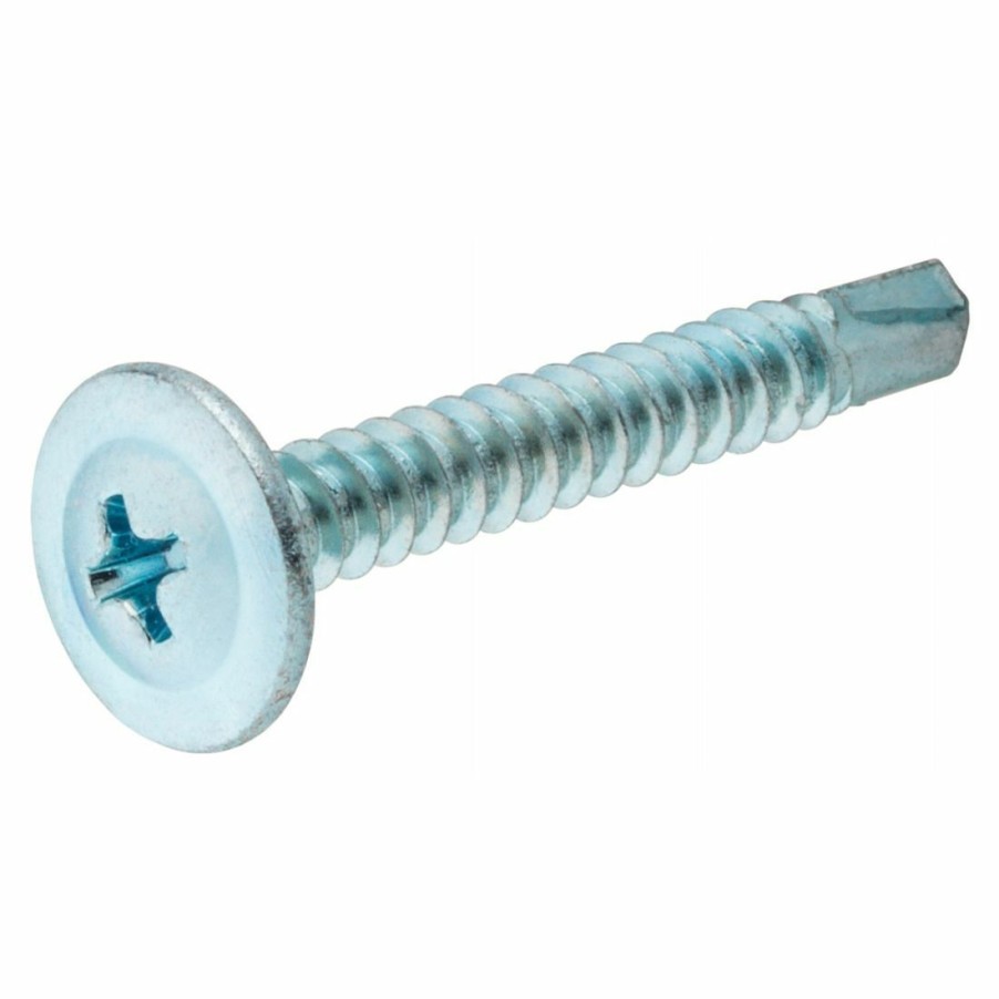 Hardware * | Hillman Truss Washer Head Needle Point Lath Screws, Phillips Drive, 1 Lb Box, 47286, #8 X 1 In