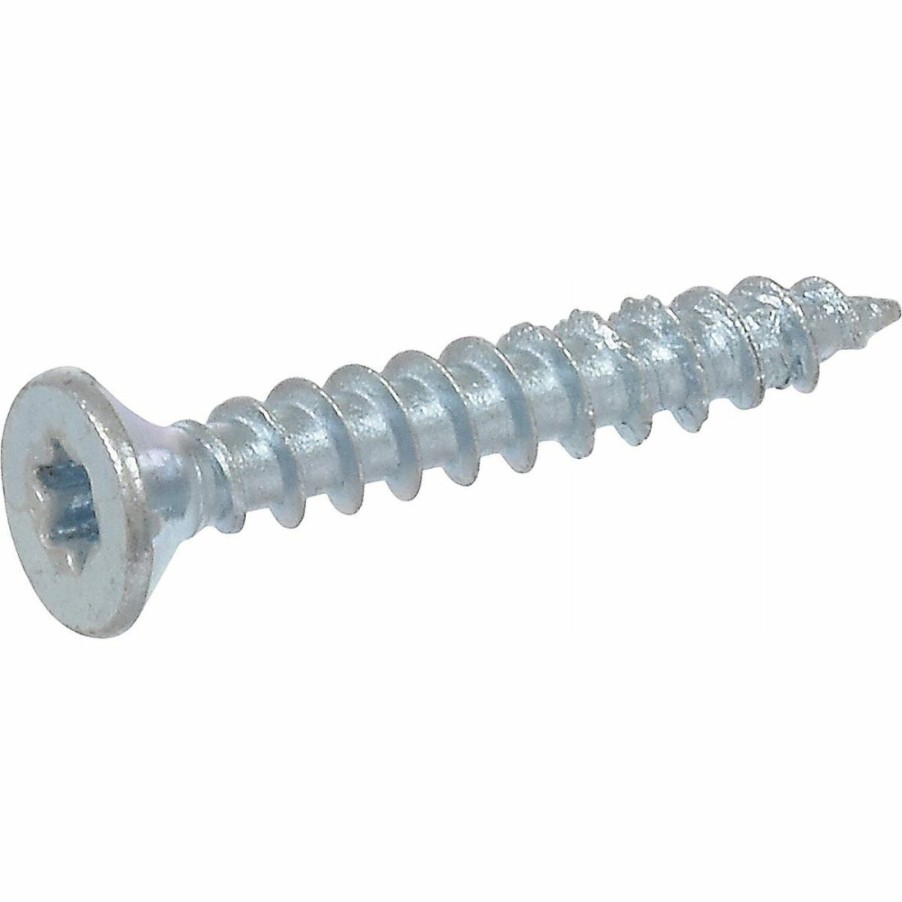 Hardware * | Power Pro Star Drive Flat Head Multi-Material Interior Screw, 40-Pack, 116706, #6 X 1 In