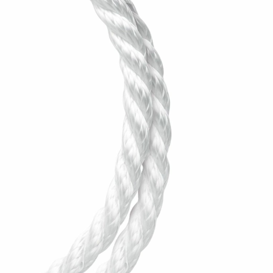 Hardware * | Koch Industries Nylon Twist White Rope, 1/2 X 50 Ft, 5211635