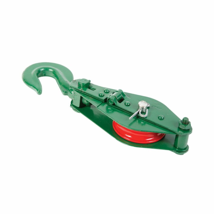 Hardware * | Koch Industries Single Pulley Snatch Block, Green, 4 In, 3240493