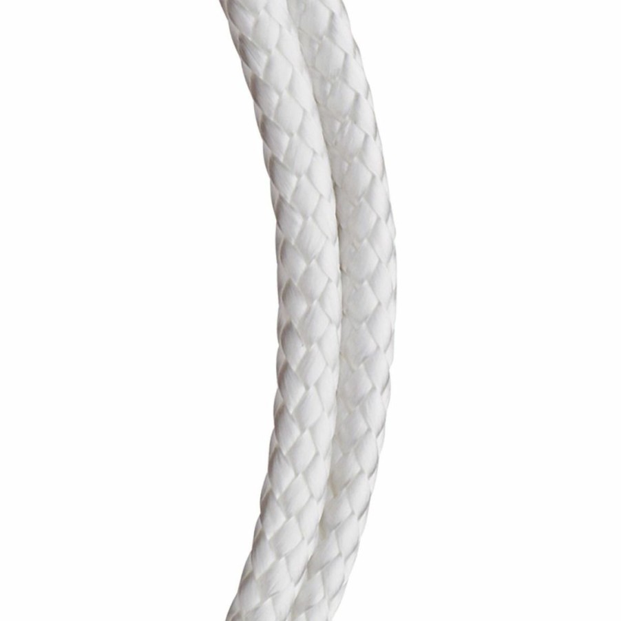 Hardware * | Koch Industries Nylon Diamond Braided White Rope, #10 5/16 X 50 Ft, 5231025