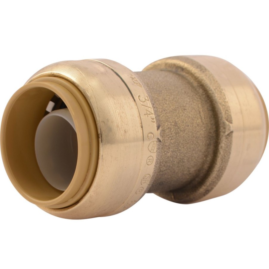 Plumbing * | Sharkbite Push-To-Connect Brass Coupling, 3/4 In, U016Lfa