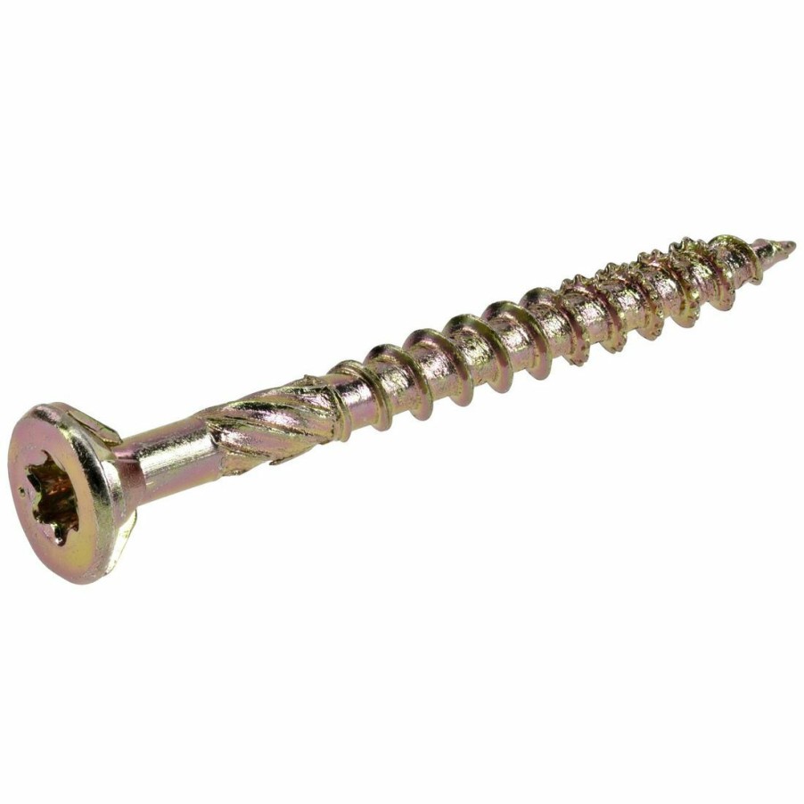 Hardware * | Power Pro Premium Interior Wood Screws, Star Drive, 75-Pack, 42469, #8 X 1-3/4 In