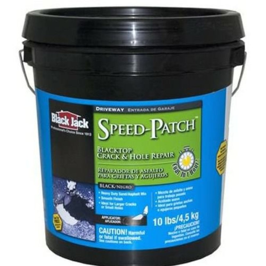 Plumbing * | Black Jack Speed-Patch Blacktop Crack And Hole Repair, 6460-9-20, 10 Lb