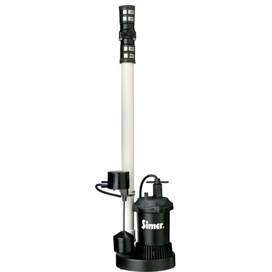 Plumbing * | Simer Pre-Plumbed Sump Pump, 2944Rp