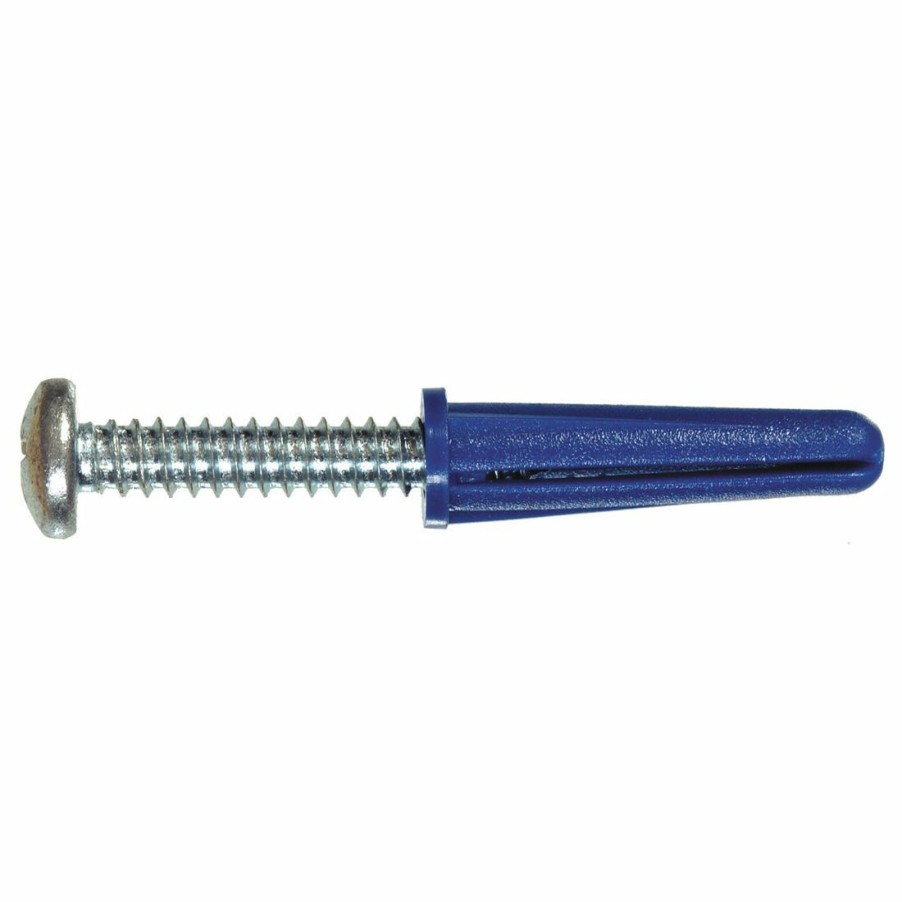 Hardware * | Hillman #8 Fas-Pak Conical Plastic Anchors, 5063, 7/8 In