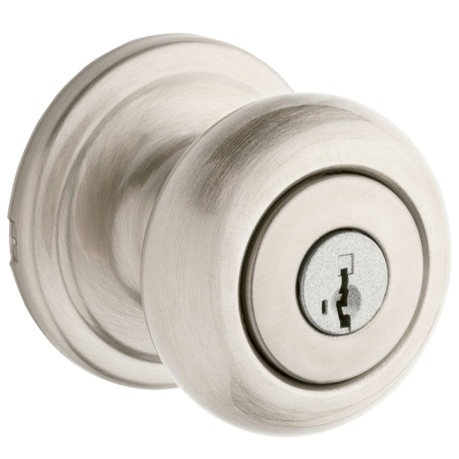 Hardware * | Kwikset Polo Keyed Entry Knob, 94002-826, Satin Nickel