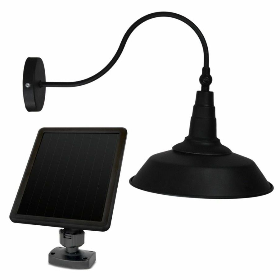 Paints & Stains * | Sunforce Solar Wall Mounted Goosneck Light, 81401