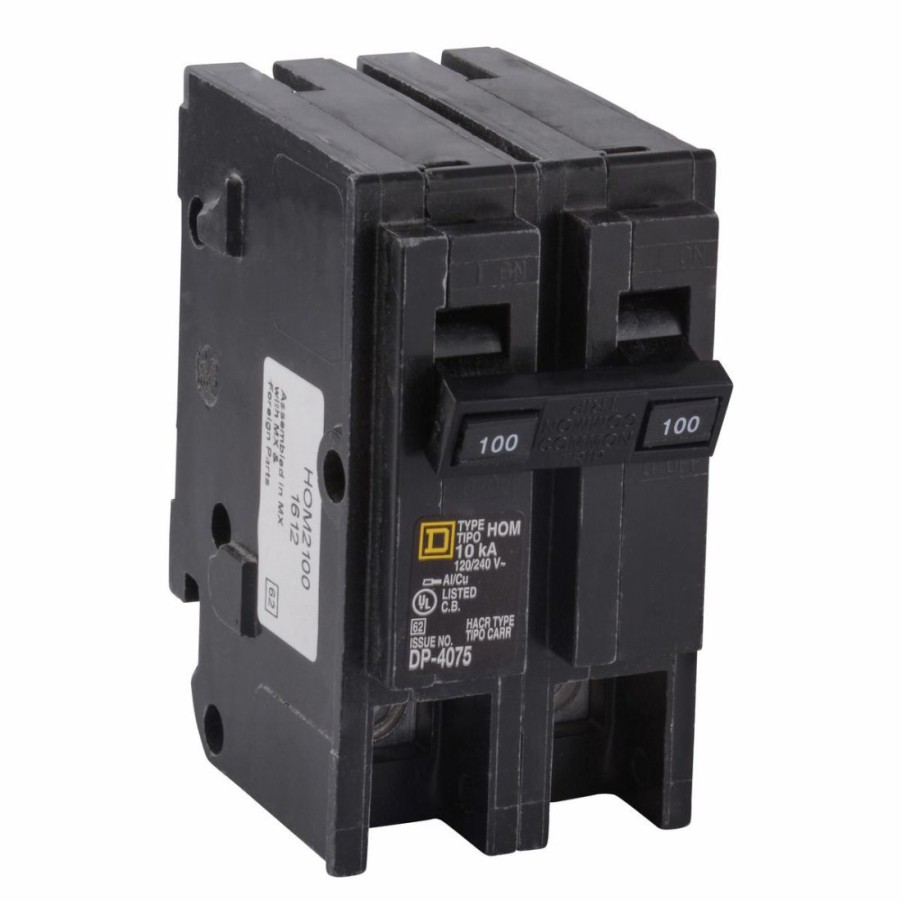 Paints & Stains * | Square D Homeline Circuit Breaker 2-Pole, 100A, 120 / 240V, Hom2100Cp