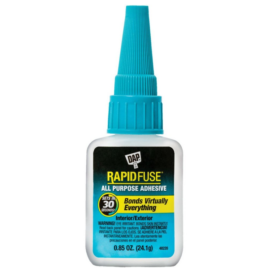 Tape & Adhesive * | Dap Rapidfuse All Purpose Adhesive, 7079800155, Clear, 0.85 Oz