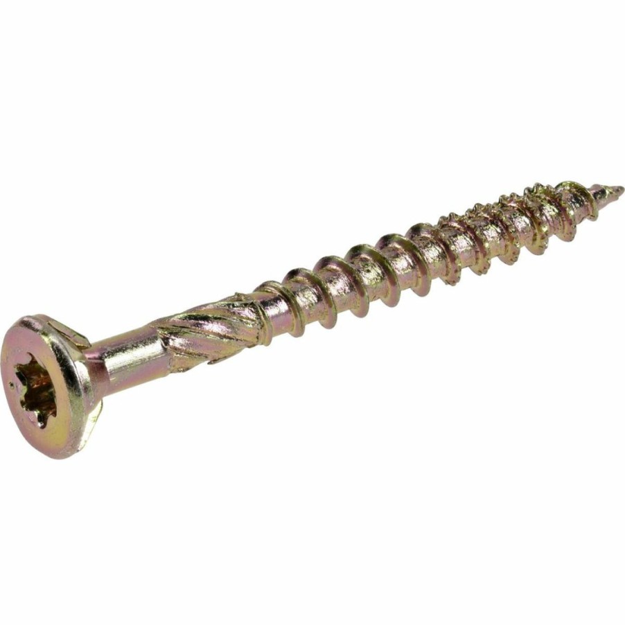 Hardware * | Power Pro Premium Interior Wood Screws, Star Drive, 1 Lb, 48580, #8 X 1-3/4 In