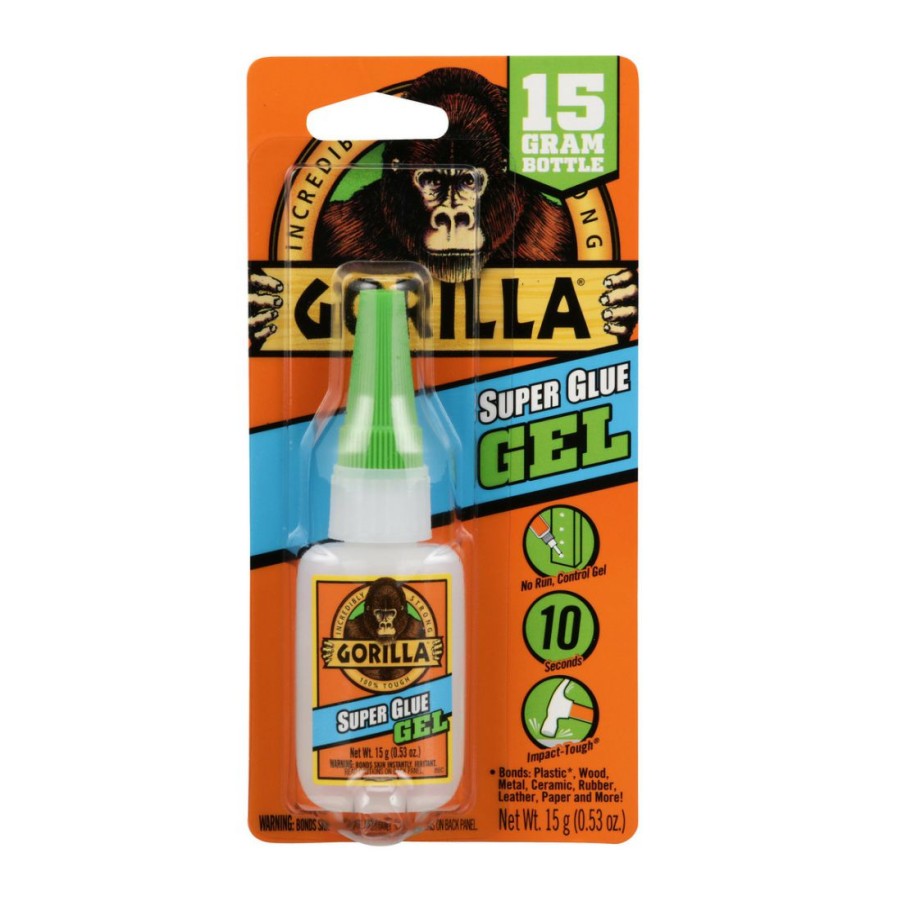 Tape & Adhesive * | Gorilla Super Glue Gel, 7600103, 15 G