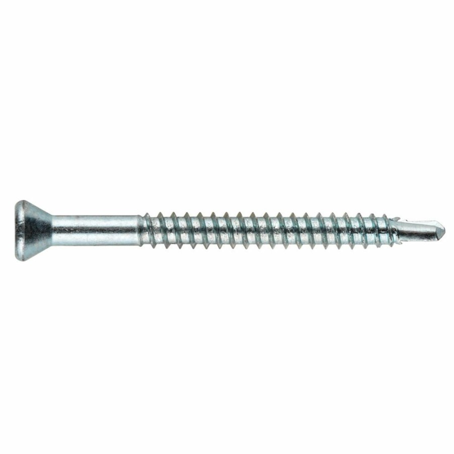 Hardware * | Hillman Zinc-Plated Square Drive Self-Drilling Trim Screws, 41908, #6 X 1-5/8 In