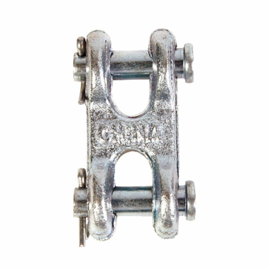 Hardware * | Koch Industries Double Clevis Links, Zinc Plated, 1/4-5/16, 097223