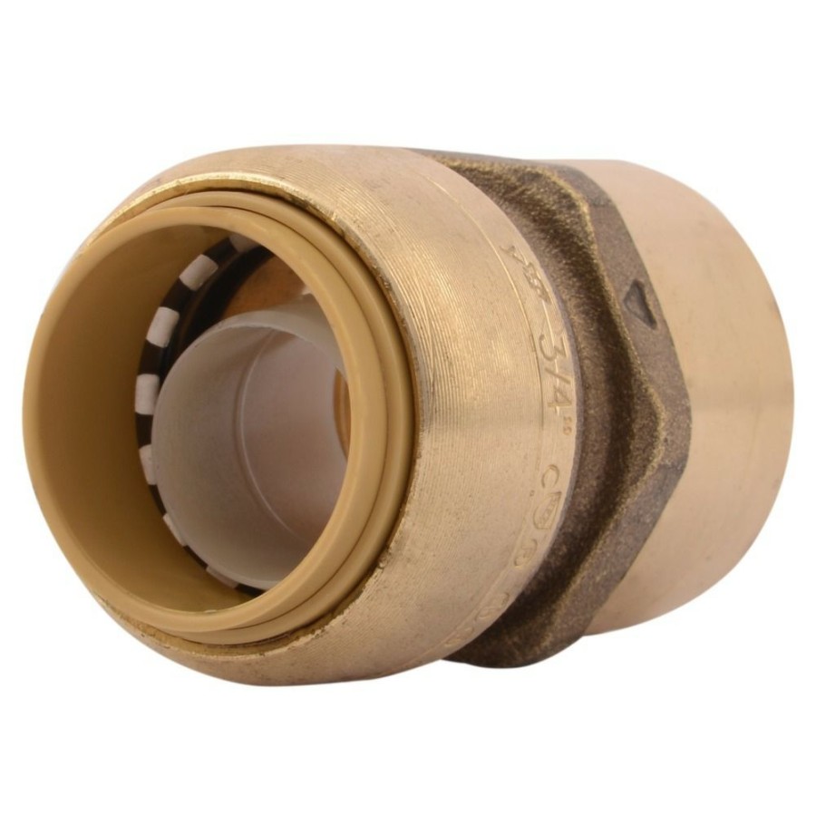 Plumbing * | Sharkbite Push-To-Connect Brass Adapter Fitting, 3/4 In X 3/4 In Fnpt, U088Lfa