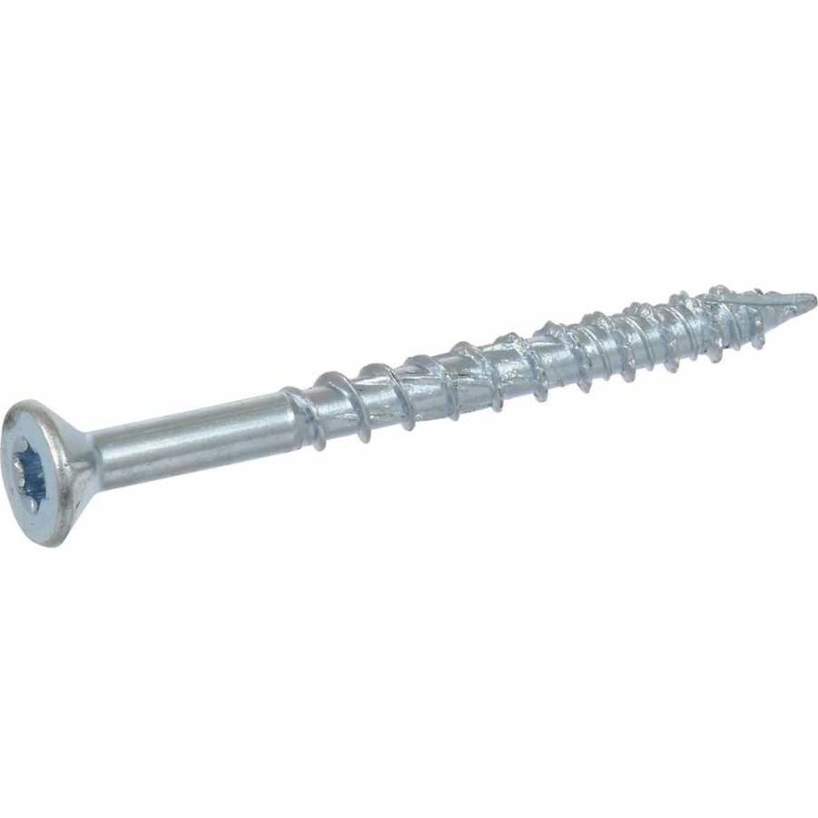 Hardware * | Power Pro Star Drive Flat Head Multi-Material Interior Screw, 20-Pack, 116724, #8 X 2 In