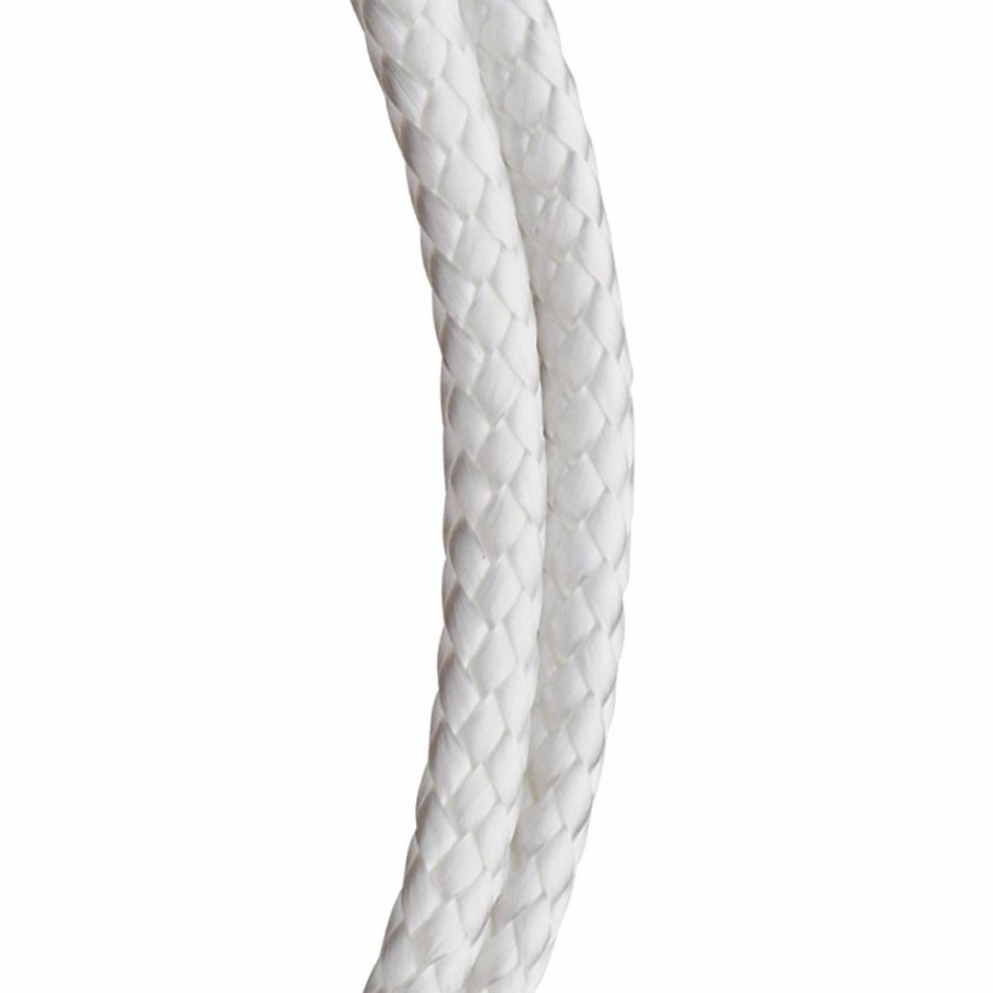 Hardware * | Koch Industries Nylon Diamond Braid White Rope, #8 1/4 X 50 Ft, 5230825