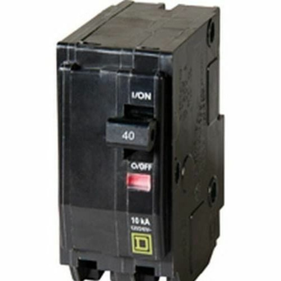 Paints & Stains * | Square D Circuit Breaker Qo 2-Pole, 40A, 120 / 240 V, 10 Ka, Qo240Cp