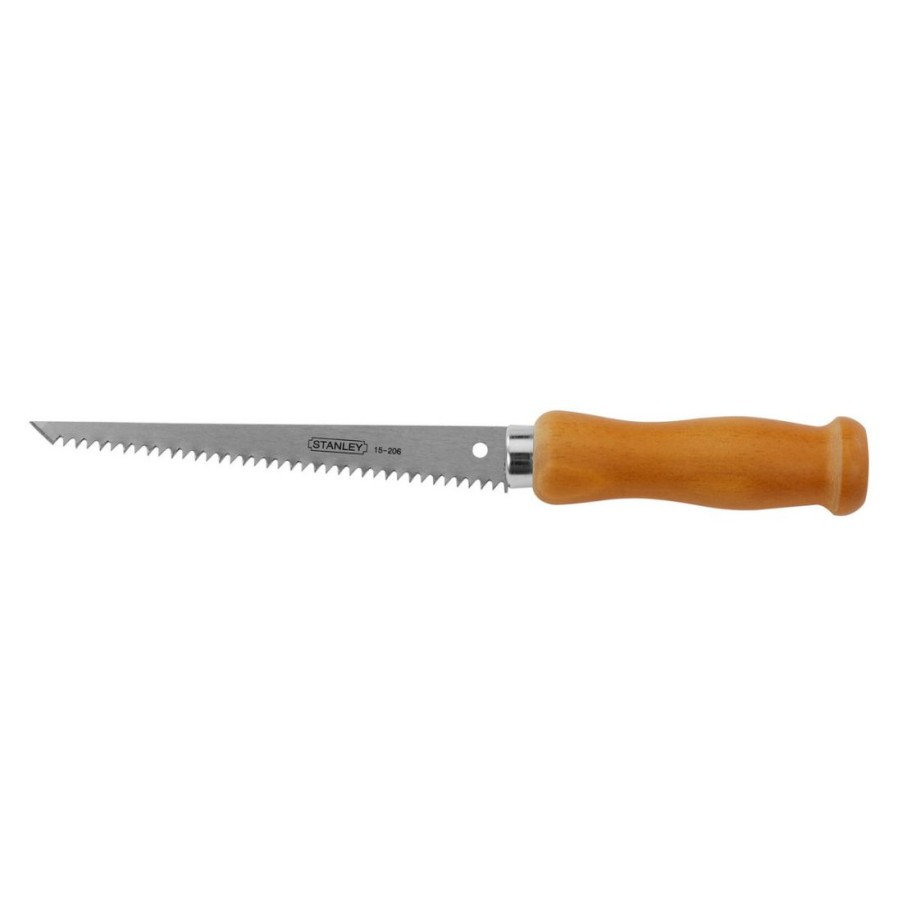 Plumbing * | Stanley Jab Saw With Wood Handle, 15-206