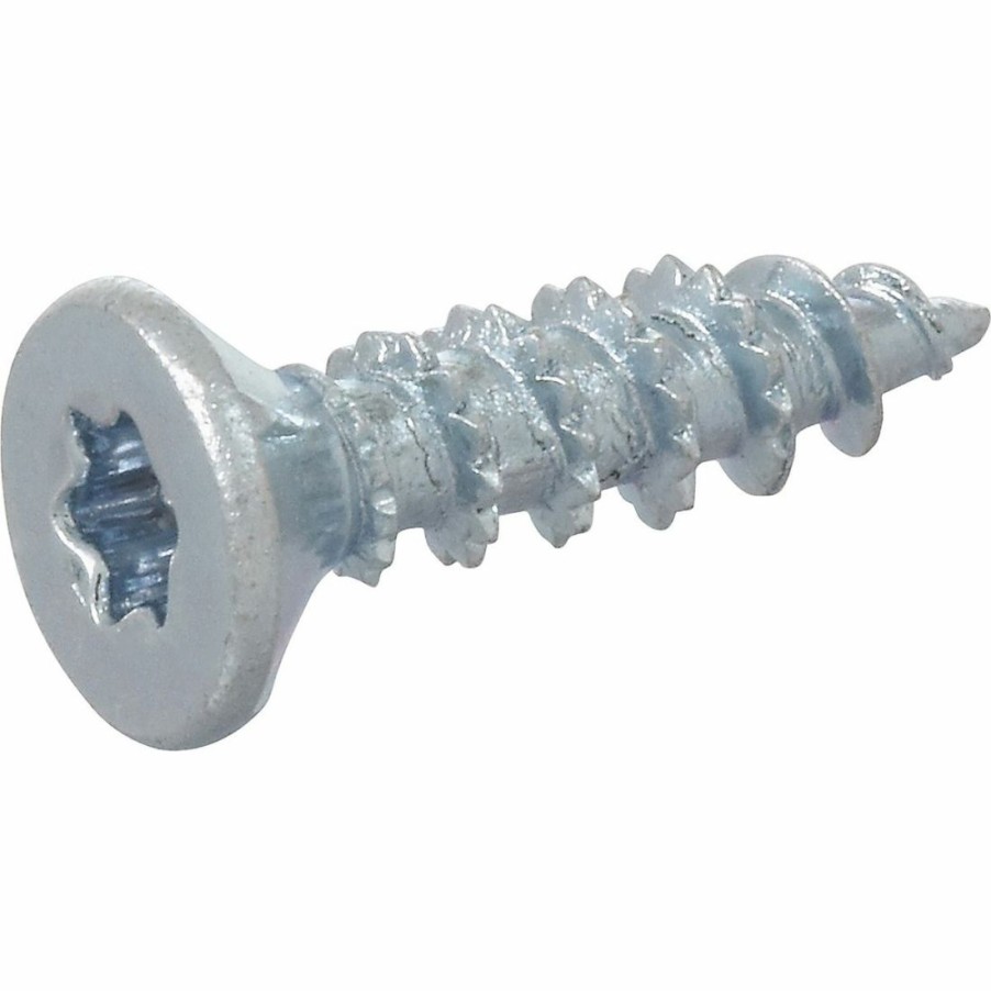 Hardware * | Power Pro Star Drive Flat Head Multi-Material Interior Screw, 50-Pack, 116702, #6 X 5/8 In