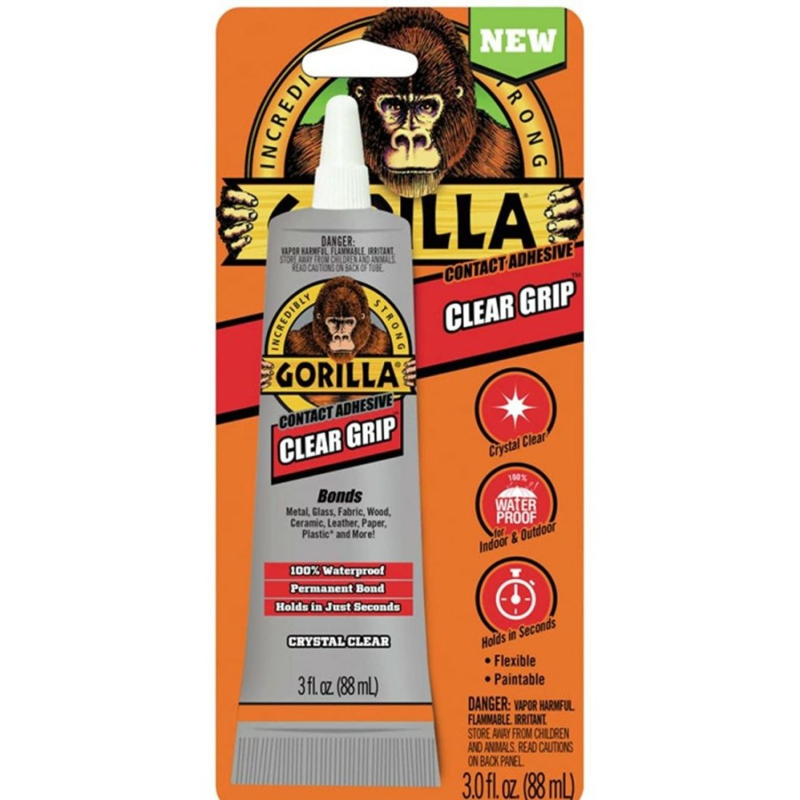 Tape & Adhesive * | Gorilla Glue, Clear Grip, 8040002, 3 Oz