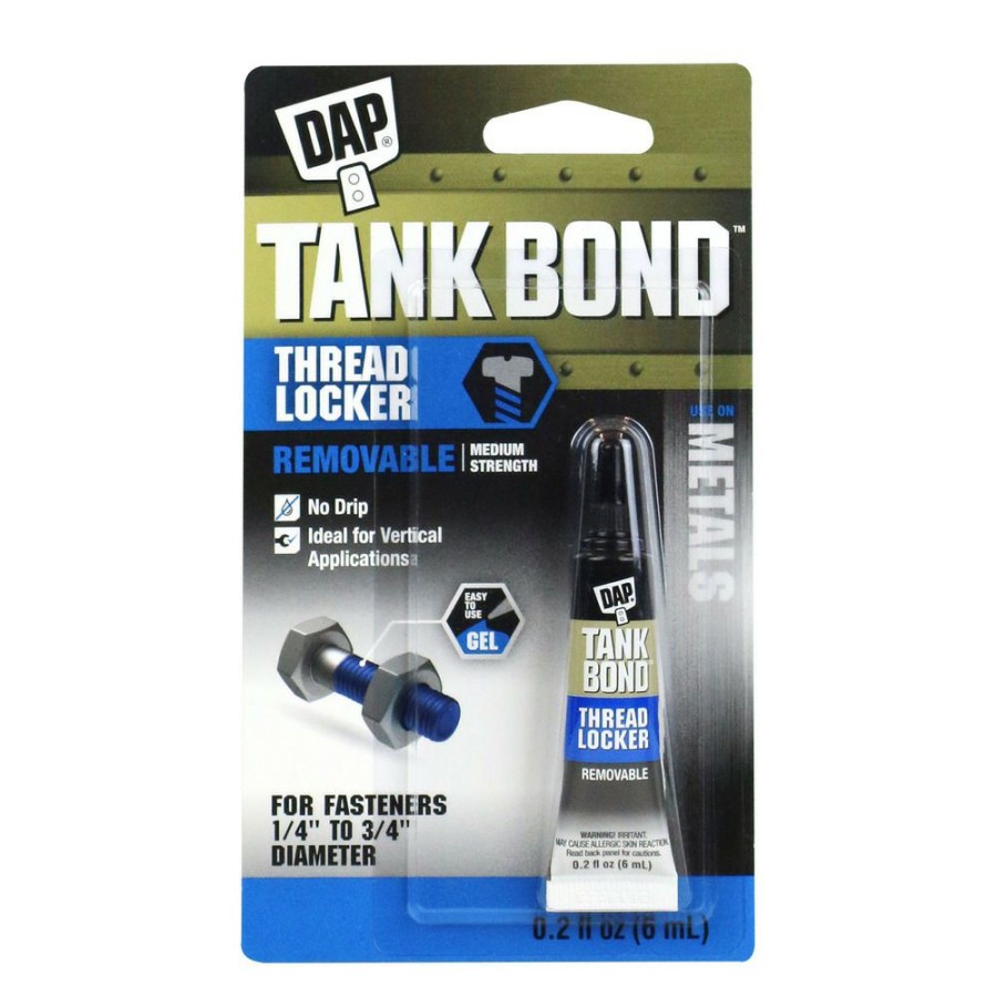 Tape & Adhesive * | Dap Tank Bond Threadlocker-Removable, 7079800165, 0.2 Oz