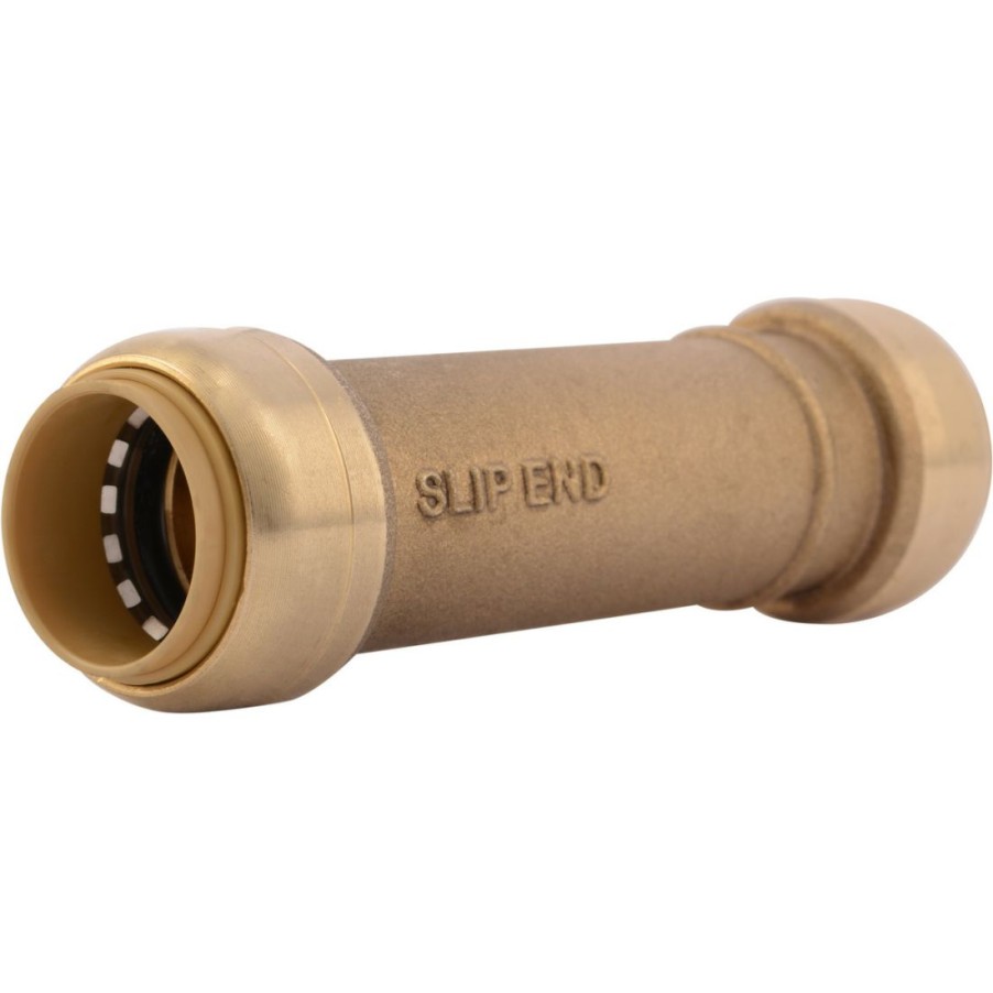 Plumbing * | Sharkbite Push-To-Connect Brass Slip Coupling, 3/4 In, U3016Lfa