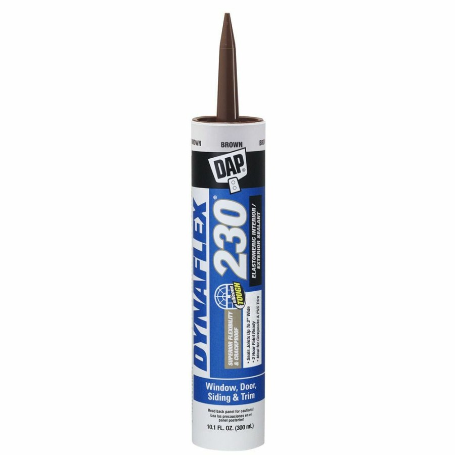 Tape & Adhesive * | Dap Dynaflex 230 Premium Elastomeric Sealant, 7079818418, Brown, 10.1 Oz