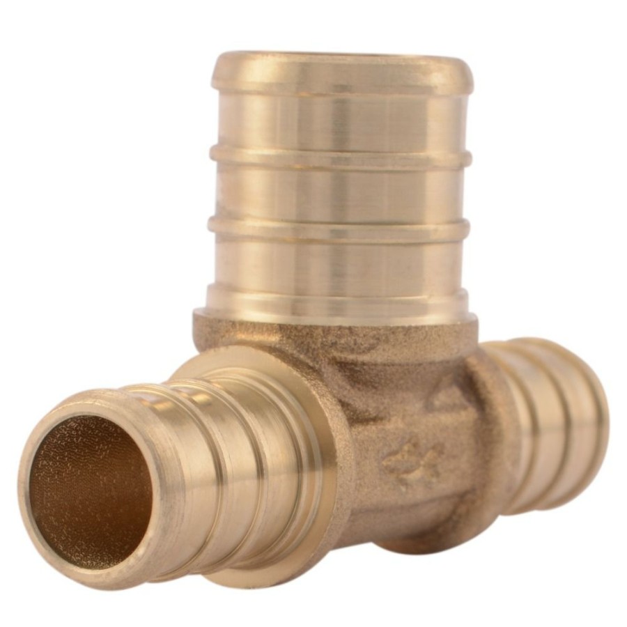 Plumbing * | Sharkbite Pex Tee Bullnose 1/2 In X 1/2 In X 3/4 In, Uc408Lfa