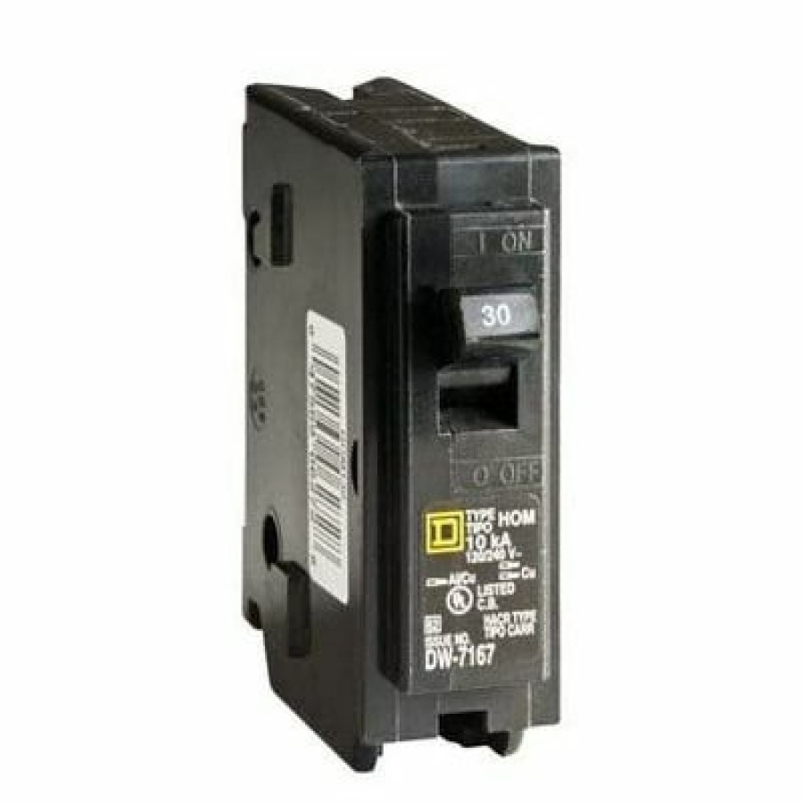 Paints & Stains * | Square D Homeline Circuit Breaker Single-Pole, 30A, 120 / 240 V, 10 Ka, Hom130Cp