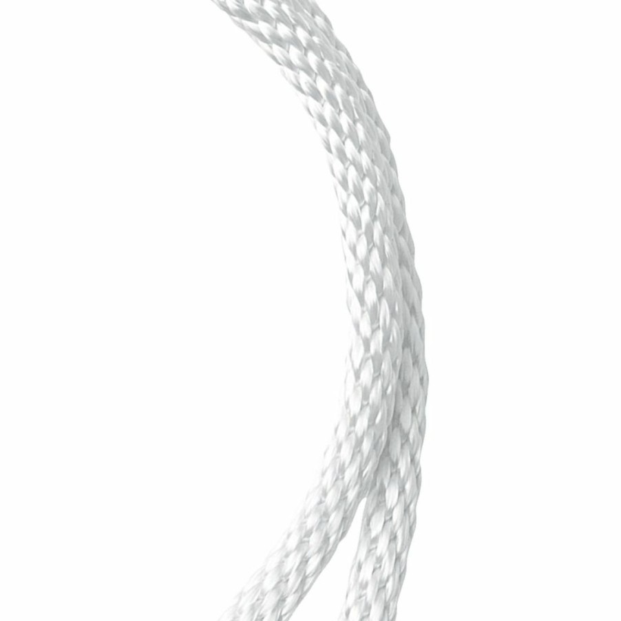 Hardware * | Koch Industries Nylon Solid Braided White Rope, 12 3/8 In Diameter, 5221245, Bulk Price Per Foot