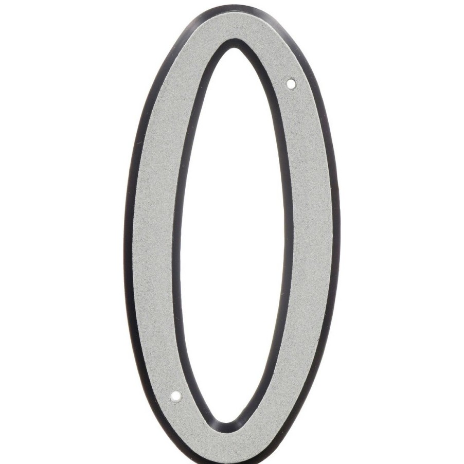 Hardware * | Hillman Nail-On Reflective Plastic House Number, 841596, 4 In