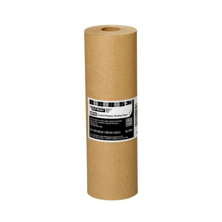 Paints & Stains * | 3M General Purpose Masking Paper, 9 In X 60 Yd, 12909