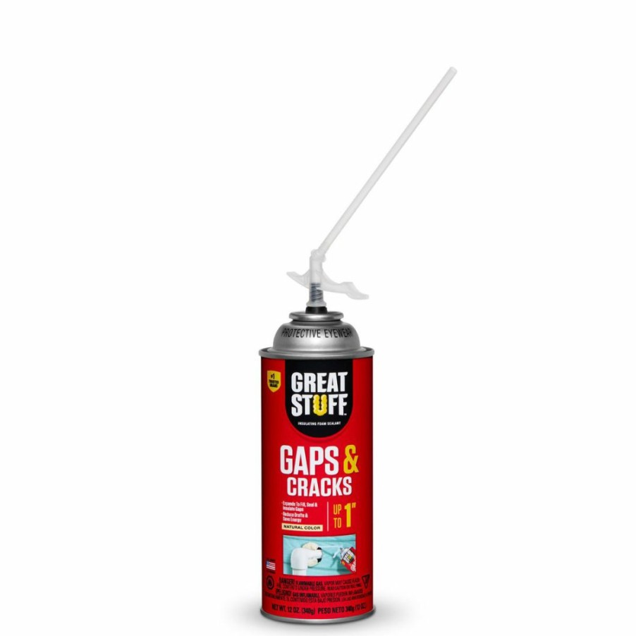 Tape & Adhesive * | Great Stuff Gaps & Cracks Insulating Foam Sealant, 157901, 12 Oz