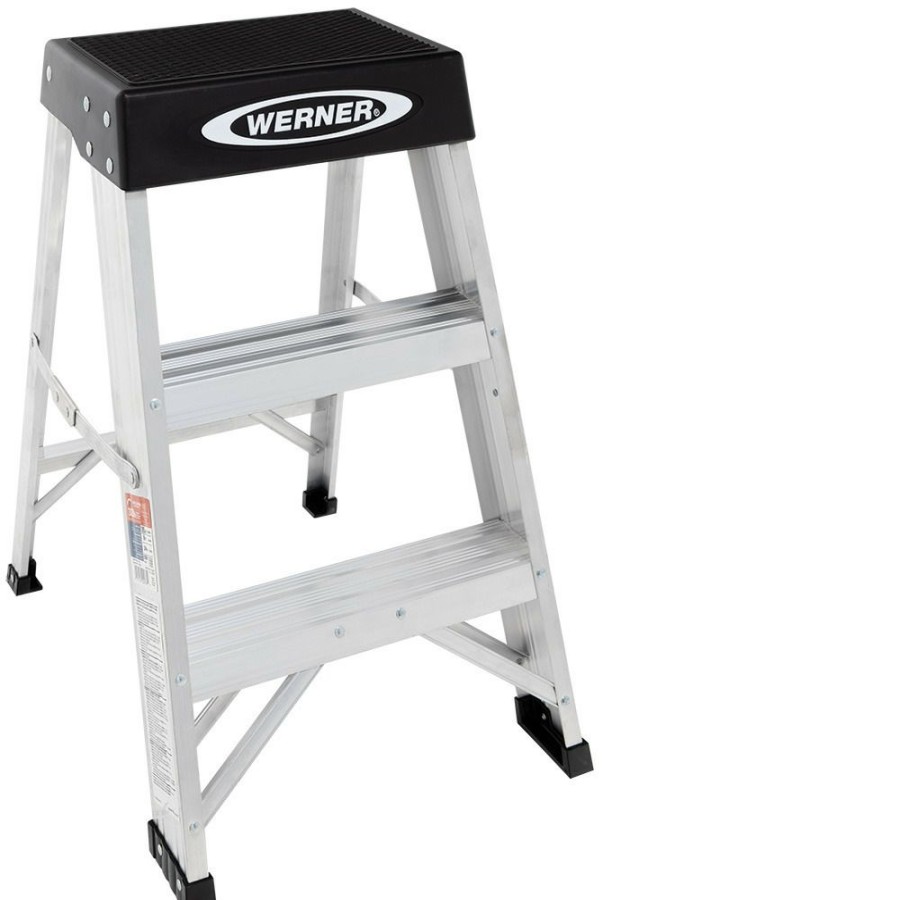 Sandpaper & Abrasives * | Werner Type Ia Aluminum Step Stool, 150B, 2 Ft