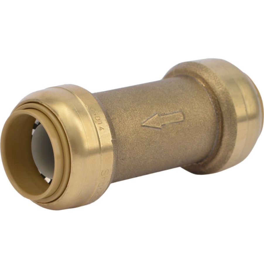 Plumbing * | Sharkbite Push-To-Connect Brass Check Valve, 3/4 In, U2016-0000Lfa