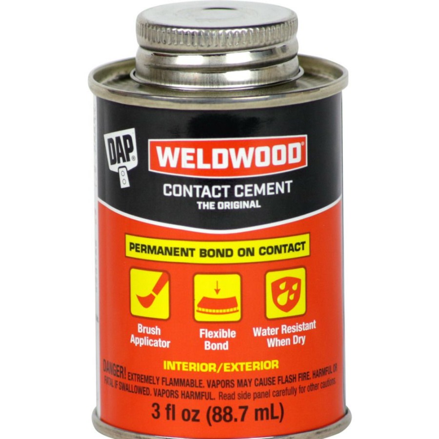 Tape & Adhesive * | Dap Weldwood Original Contact Cement, 7079800107, 3 Oz