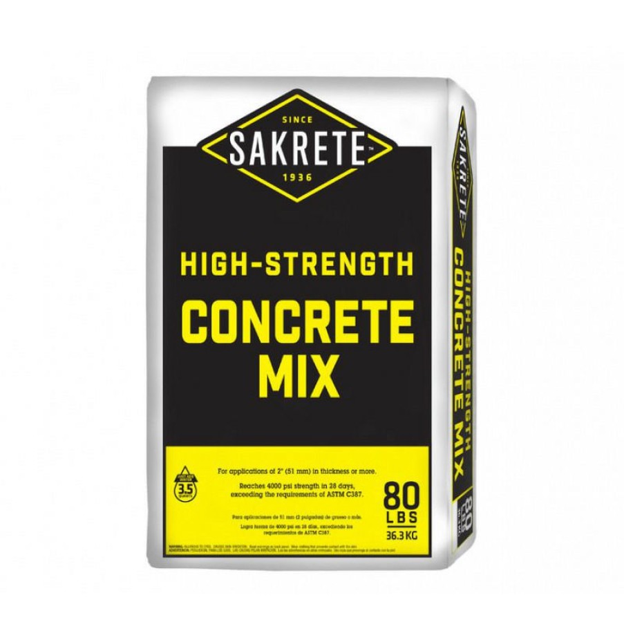 Hardware * | Sakrete High Strength Concrete Mix, 100171, 60 Lb