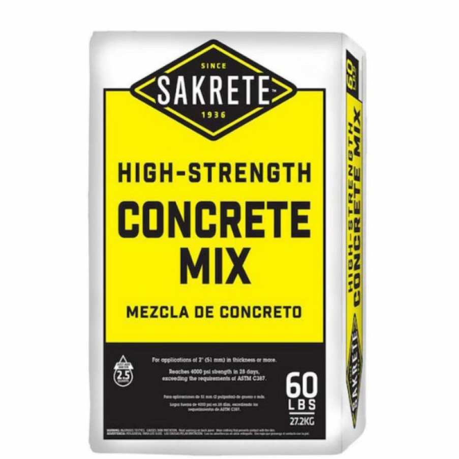 Hardware * | Sakrete High Strength Concrete Mix, 100171, 60 Lb