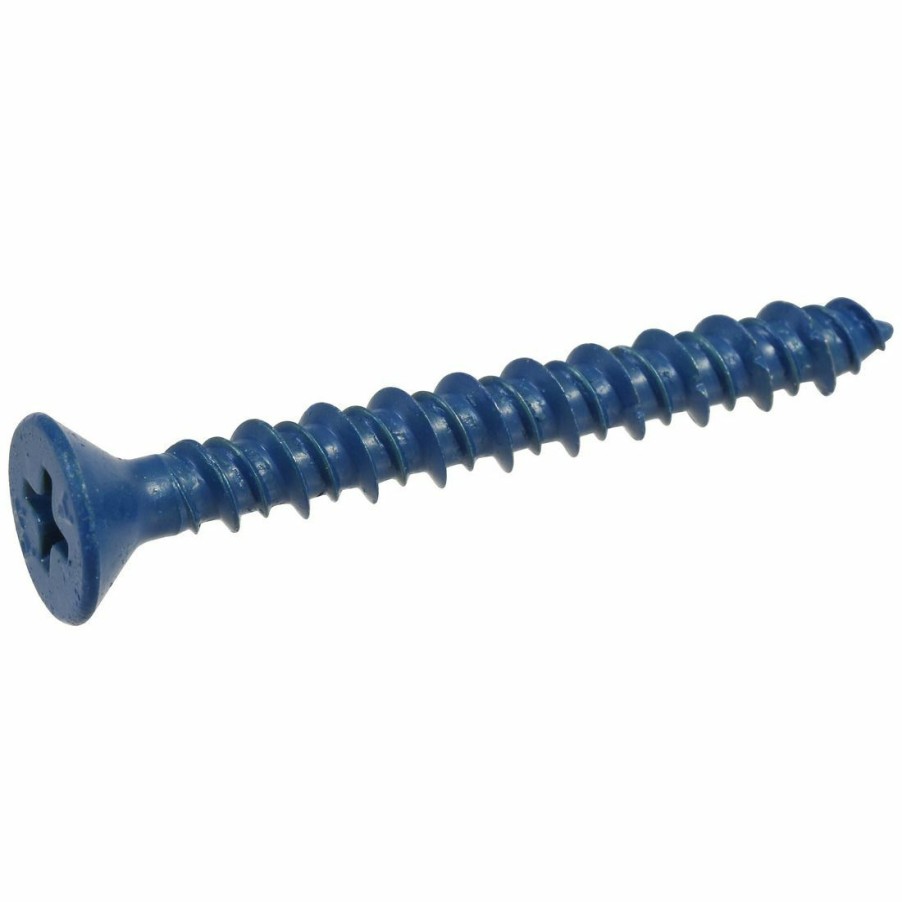 Hardware * | Tapper 1/4 In D Flat-Head Phillips Tapper Concrete Screw Anchors, 8980, 1-3/4 In