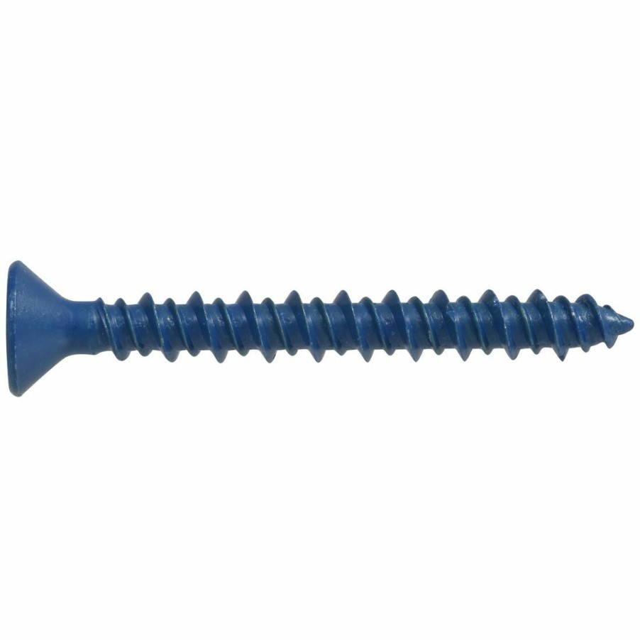 Hardware * | Tapper 1/4 In D Flat-Head Phillips Tapper Concrete Screw Anchors, 8980, 1-3/4 In