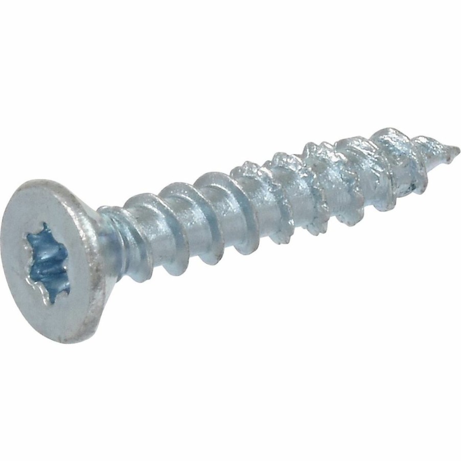 Hardware * | Power Pro Star Drive Flat Head Multi-Material Interior Screw, 35-Pack, 116714, #8 X 1 In