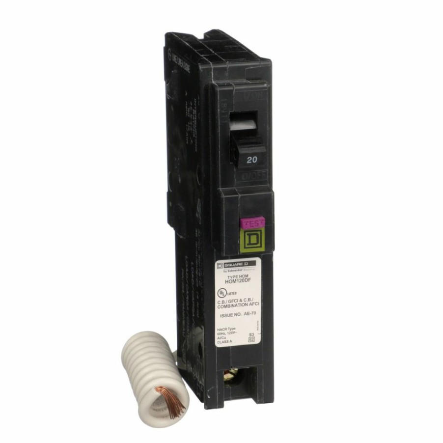 Paints & Stains * | Square D Homeline Circuit Breaker Single-Pole, 20A, 120 V, 10 Ka, Hom120Dfc