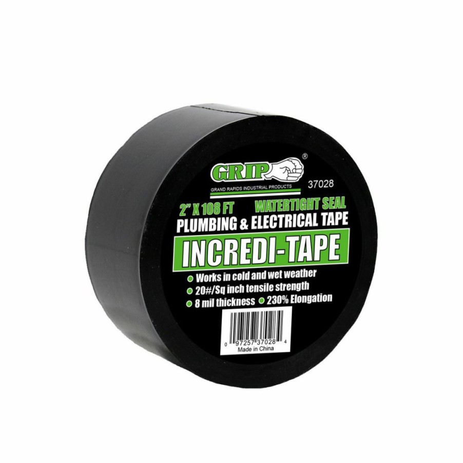 Paints & Stains * | Grip Incredi-Tape, 2 In X 108 Ft, Plumbing & Electrical Tape, 37028