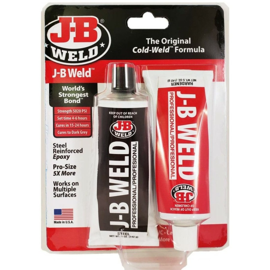 Tape & Adhesive * | J-B Weld Professional Size Steel Reinforced Epoxy, 8281, 10 Oz