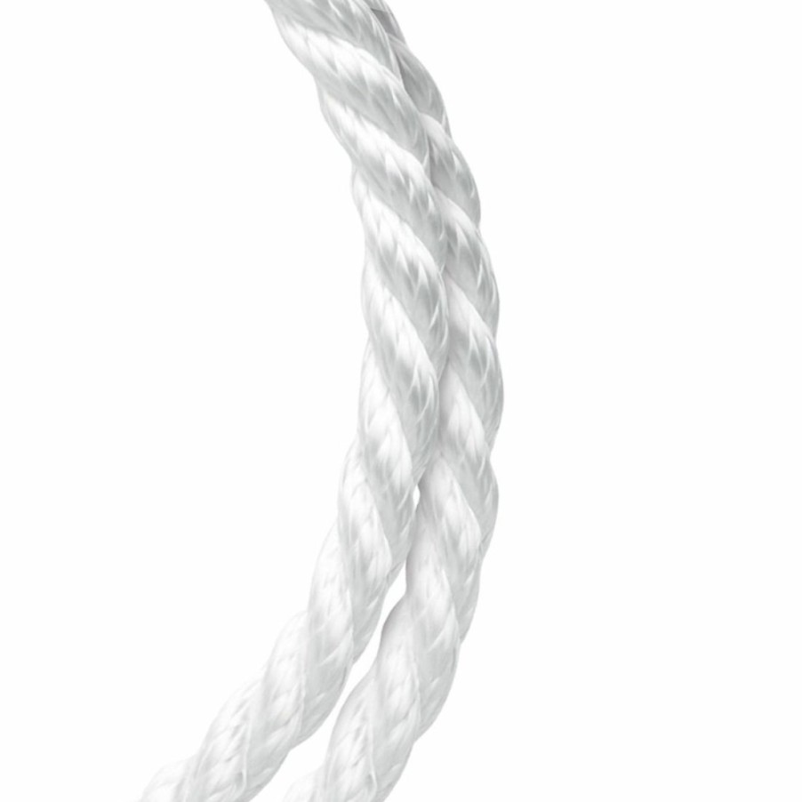 Hardware * | Koch Industries Nylon Twist White Rope, 3/8 X 50 Ft, 5211235