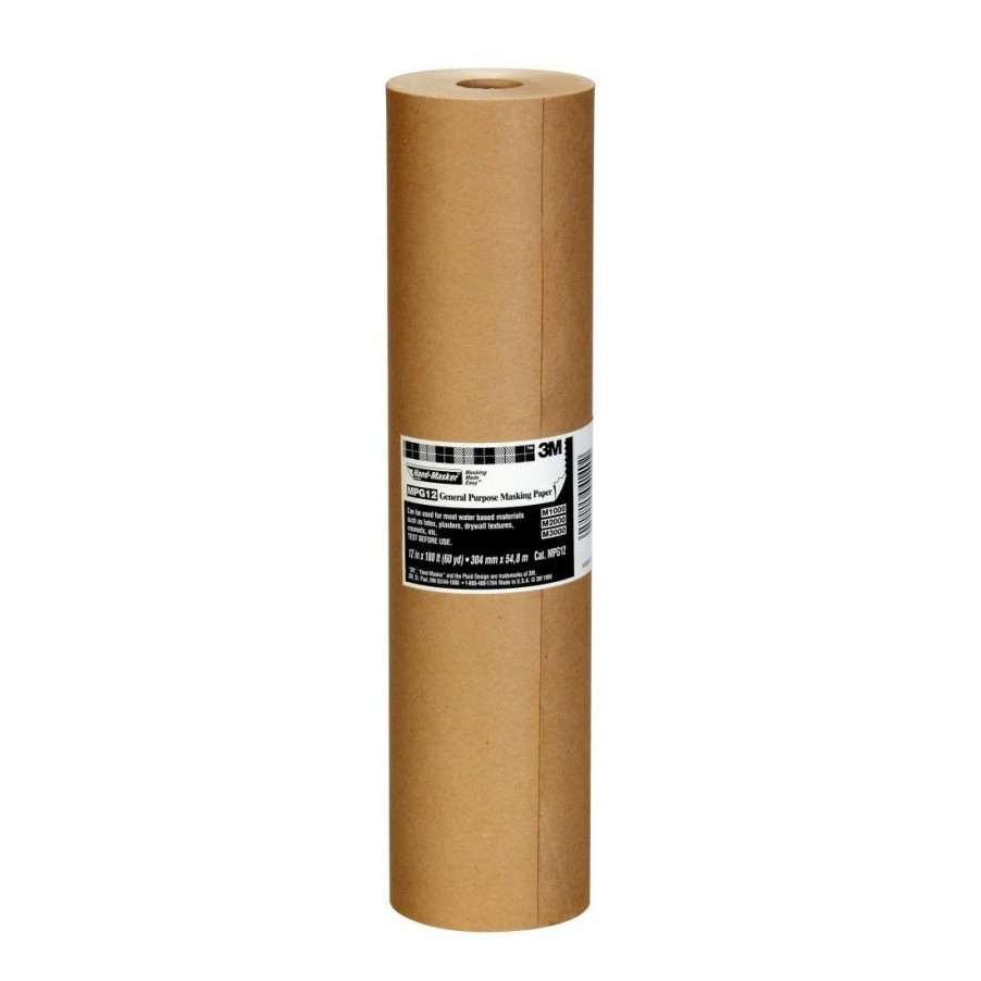 Paints & Stains * | 3M General Purpose Masking Paper, 12 In X 60 Yd, 12912