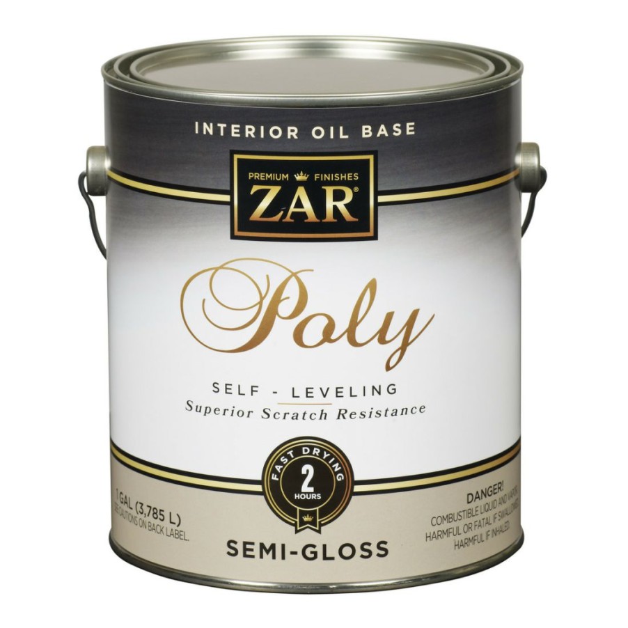 Paints & Stains * | Zar Interior Oil Base Polyurethane, Semi-Gloss, 33013, 1 Gallon